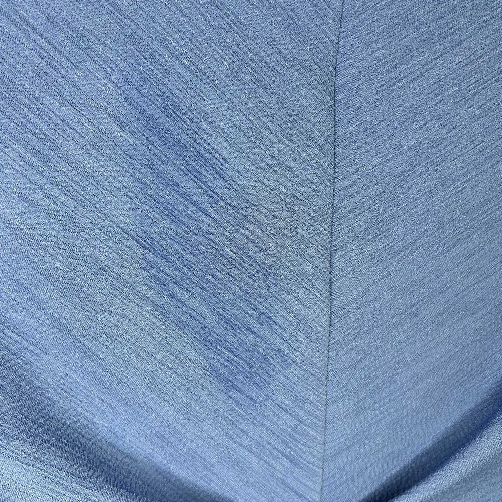 Adrianna Papell Blue Tie-Front Wrap Dress – Size 10 - Picture 11 of 16